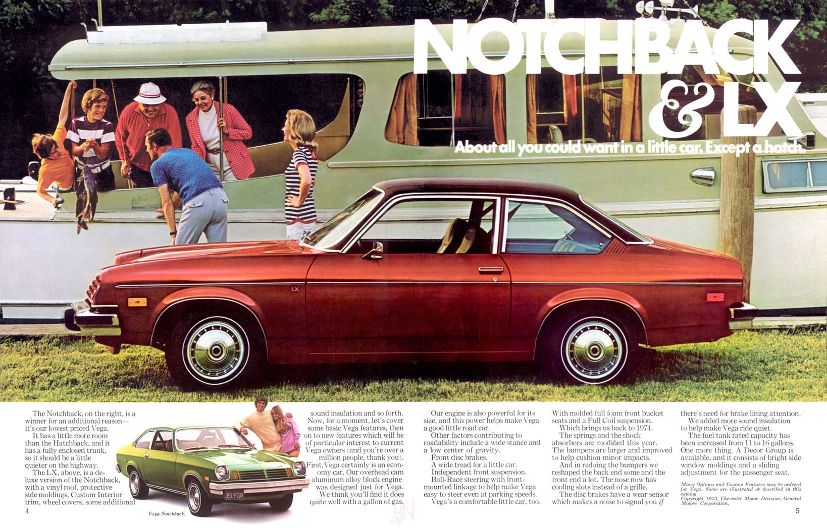 1974 Chevrolet Vega Brochure Page 2